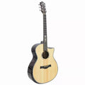 41 Inch GA Body Very High Quality Handmade All Solid Adirondack Spruce Pau Ferro Ebony Fingerboard Acoustic Guitar