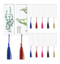 Rectangle Shape Blank Acrylic Bookmark Clear Acrylic Craft Bookmark With Tassel for DIY Bookmark Ornament Present Tag