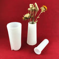 Large 3D Striped Vase Silicone Mould Concrete Cement Plaster Flower Plant Pot Mold for Home Decoration Handmade Gifts DM631