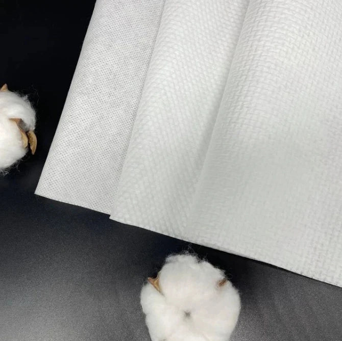 China Nonwoven Manufacturer Spunlace Non-woven Fabric (Pure Cotton) Soft Breathable Eco-Friendly Waterproof Fusible Lightweight