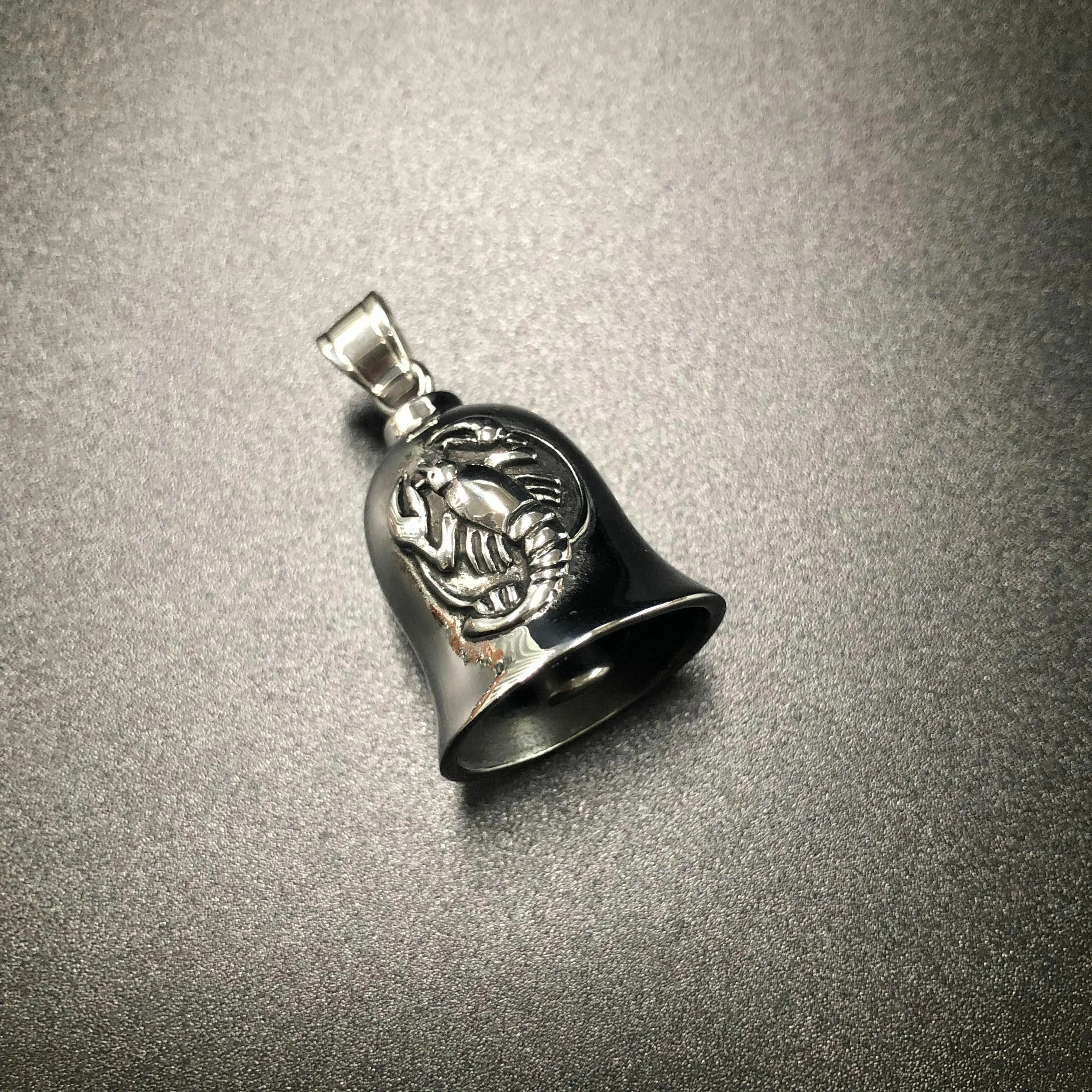 Custom Logo Color Lady Rider Gremlin Bell Punk Motorcycle Stainless Steel Good Luck Biker Bell Guarding Best Gifts for Him Her