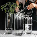 Classic Large Size Home Decoration Glass Vase
