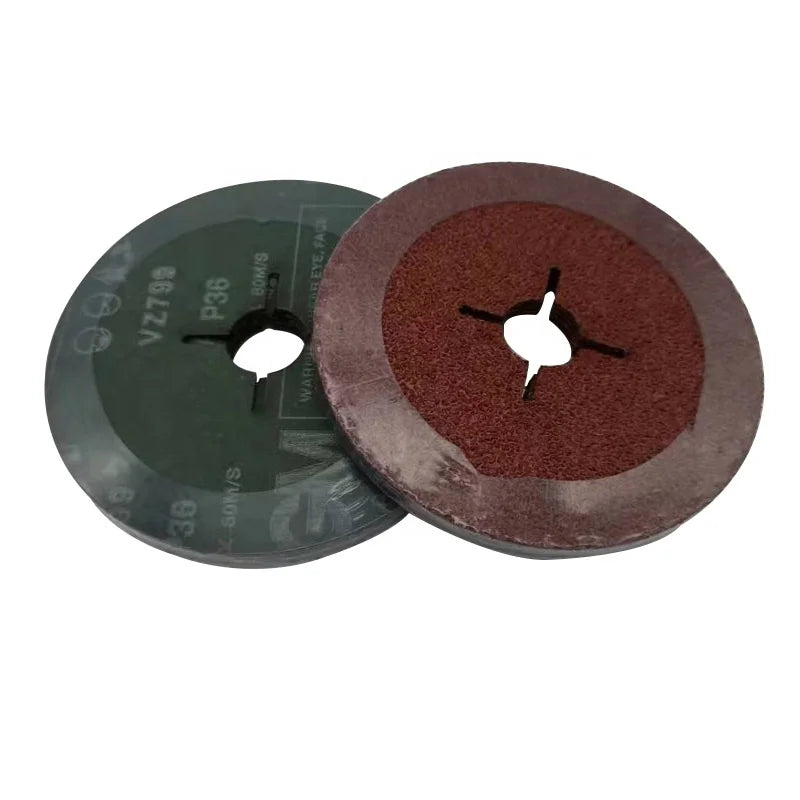 4inch 100mm Thick Abrasive Fiber Disc for Auto Body Sanding Work and Metal Stainless Steel Grinding Rust Remove