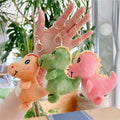 12cm Kawaii Plush Dinosaur Plush Keychains Toys Stuffed Animals Wholesale Toys Backpack Pendant Cute Dinosaur Plush Car Keychain