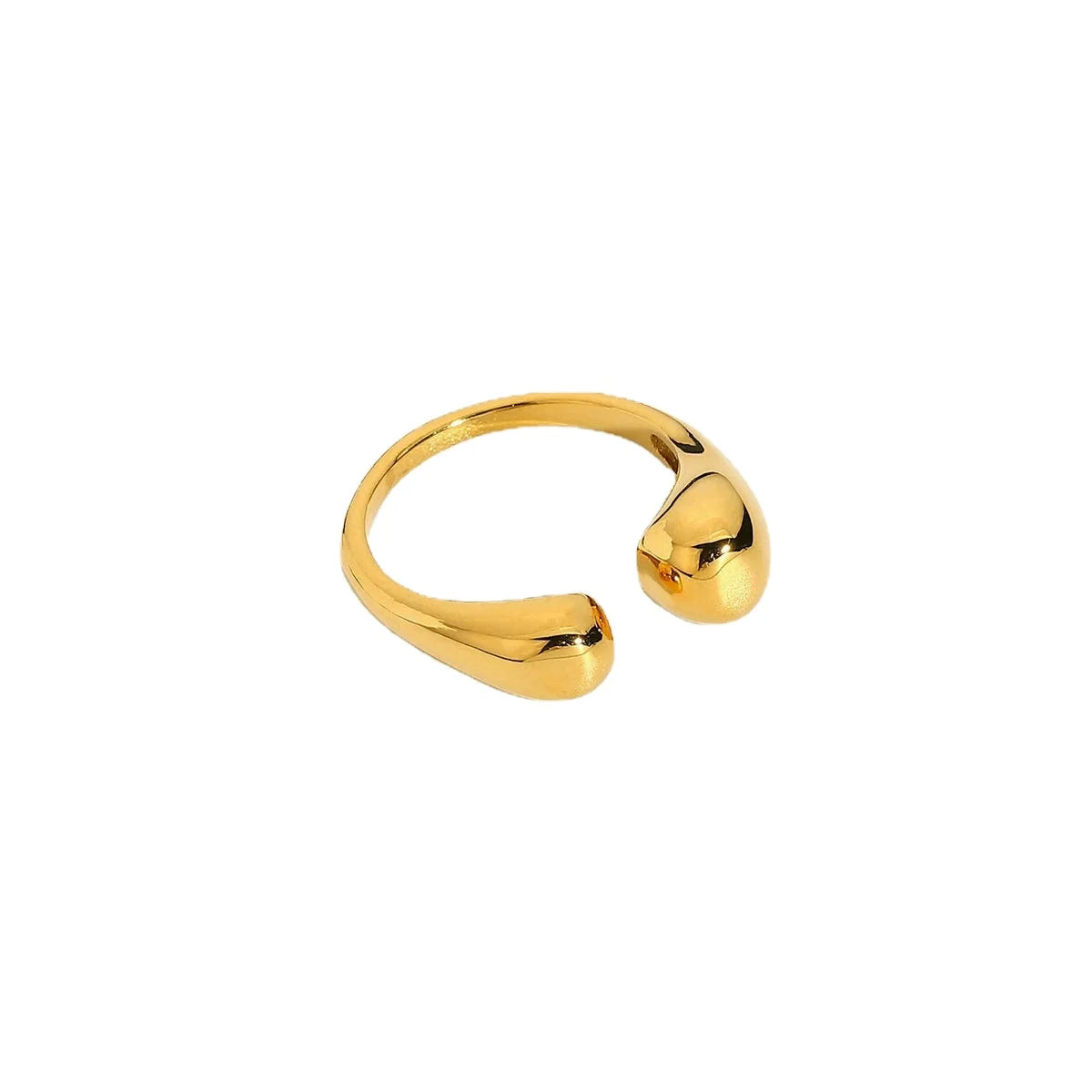 Adjustable High Polishing Stainless Steel Women Cuff Rings for Women Jewelry Gift