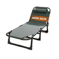 Single Person Folding Metal Bed Convenient Companion Lounge Chair for Household Office Adult Nap Simple Nap Tool for Marching