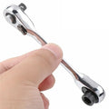 1/4"Mini Ratchet Wrench Batch Head Handle Small Fly Socket Wrench Double-Ended Torque Wrench Spanner Hand Repair Tools