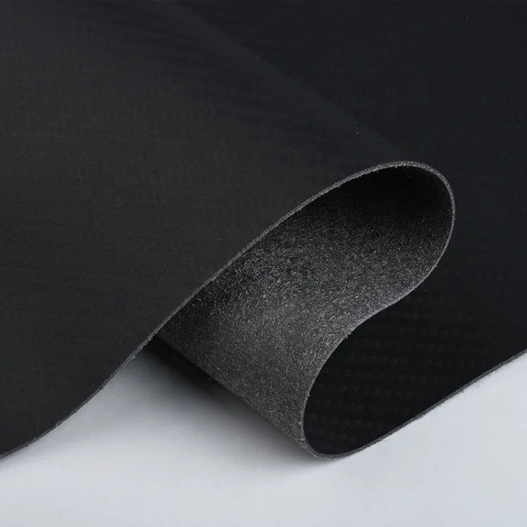 Wholesale Eco-Friendly Carbon Fiber Microfiber Fabric Colorful Faux Leather for Furniture Garment Decorative PU Microfiber for
