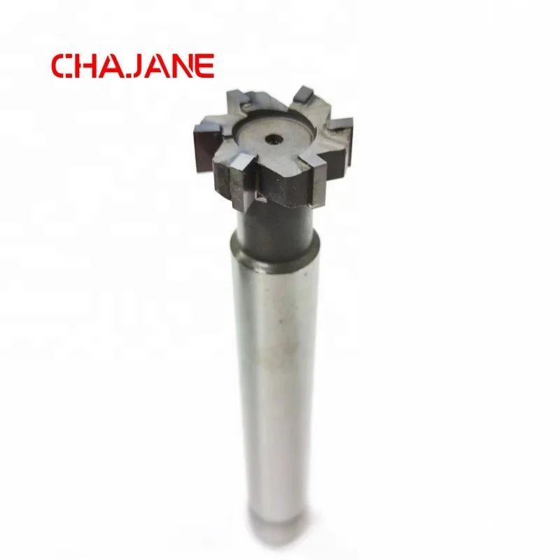 HSS T-Slot Straight Shank Carbide End Mill 4 Flutes AlTin Coated Side Milling Cutter Metal CNC OEM