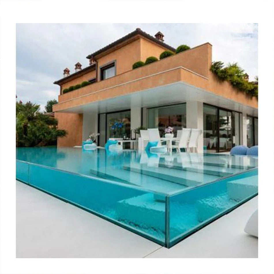 Custom Size 50mm - 300mm Thickness Purity Acrylic for Above Ground Acrylic Pool