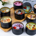 Customization Luxury Valentine's Day Diwali Private Label Romantic Home Fragrance Gift Handmade Aromatherapy Dried Flower Metal