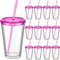 Factory Wholesale Clear Custom Printed Heat Transfer Printing Acrylic Cup PS Plastic Tumbler