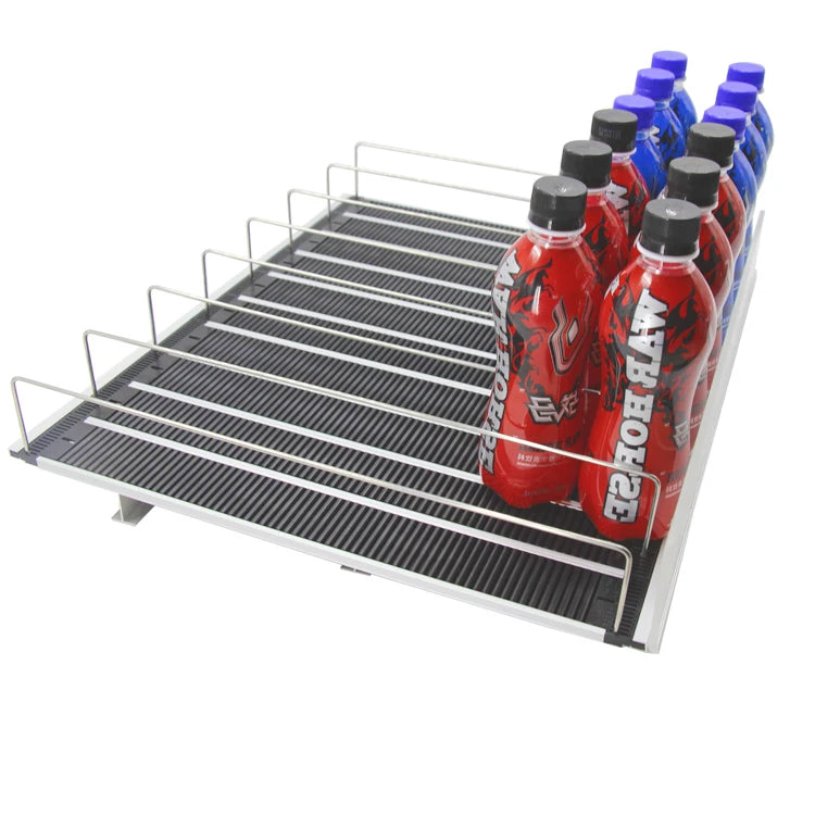 Supermarket Metal Drink Shelf Display Rack Bottle Beverage Promotion Box