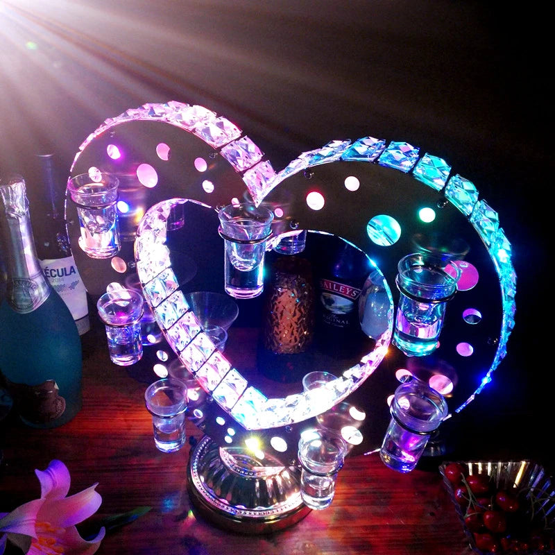 Night Club LED Shot Glass Tray