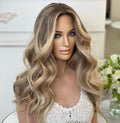Fast Delivery Ash Brown Balayage Toppers Silk Base Topper Clip in Hair Pieces 5x6 6x7 European Cuticle Hair Women Toupee