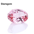 Premium Quality Strassgem Oval Cut Cherry Pink Lab Created Sapphire Loose Stone Custom Ring Pendant Earrings Fine Jewelry Design