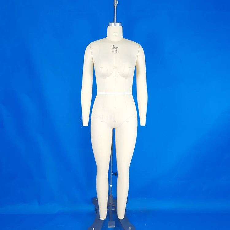 JASMINE Full Body Dress Form FRP Material Sewing Fashion Tailor Mannequin Size 8 Cheap Factory Price for Apparel Display