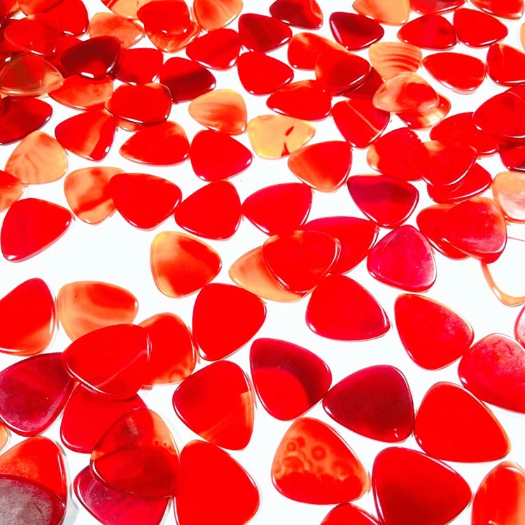 Diy Gemstone Natural Carnelian Guitar Picks Healing Stone