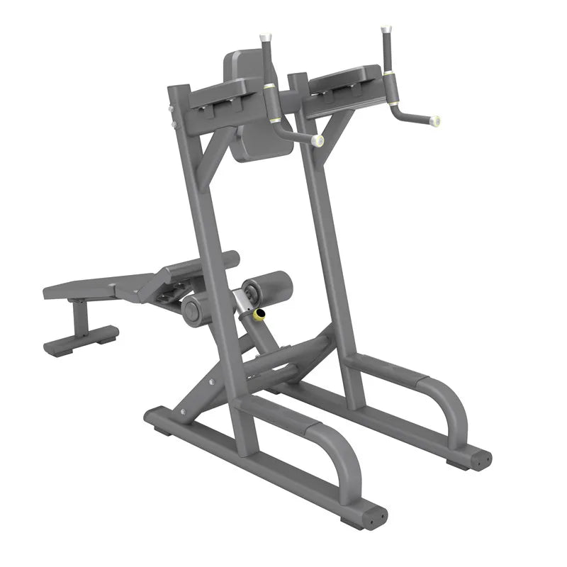 Great Quality Commercial Use Steel Weight Lifting Free Weights Plate Loaded Gym Fitness Equipment Chest Abdominal Knee Up/Dip