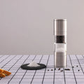 Kitchenware 2 in 1 Stainless Steel Spice Mills Acrylic Manual Salt and Pepper Grinder Set