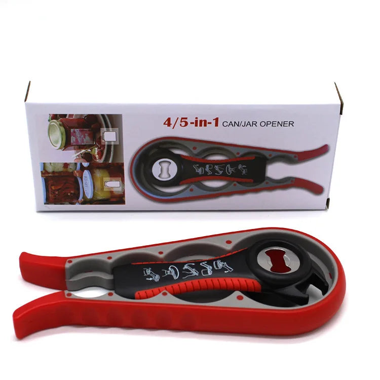 Wholesale Supply Hot Selling Multifunctional Thickened Four in One Can Opener and Five in One Bottle Opener Set