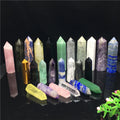 Factory Wholesale Natural Healing Crystal Obelisk Agate Hexagonal Column Semi-precious Point Tower for Home Decoration and Gift