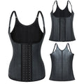 Custom Plus Size 25 Steel Bones Women Latex Trimmer Sauna Sweat Slimming Singlet Body Shaper Corset Waist Trainer Vest