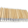 Customized Promotional Golf Pencil With Eraser Wood Round Golf Pencil