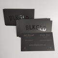 Luxury Black Thank You Cardcard with Shinning logo 400 Gsm  Low Moq Free Design logo Greeting Card business Cardspostcard