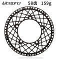 Bike  LP Single Disc Folding Bicycle 53t 56t 58t Tooth Disc Spider Disc Cross-border Bicycle Crank