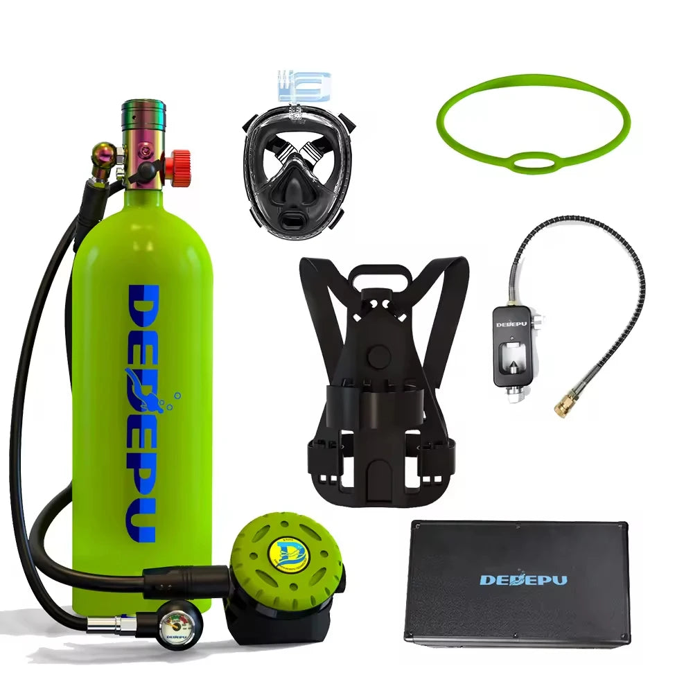DEDEPU D600 2.3LGas Cylinder air Diving  scuba Air Source scuba Inflator air tank  scuba Diving Equipment