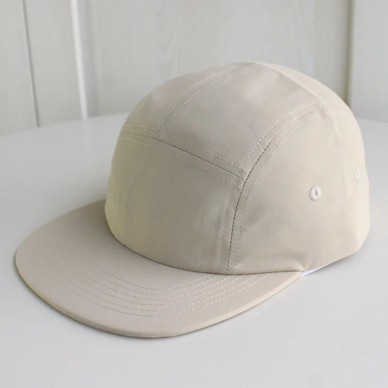 Wholesale Performance Breathable Lightweight Waterproof Jersey Tropical Leaf Quick Dry Custom Unstructured Snapback Cap