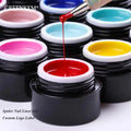 GREENKEM 16 Colors Nail Wire Drawing Gel Polish Creative Point to Line Painting Gel Thick Spider Nail Gel