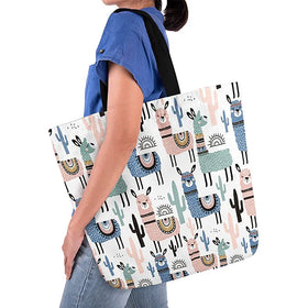 Fashion Eco Friendly Shopping Women Grocery Canvas Tote Bag with Pocket Custom Printed Logo Cotton Tote Bags