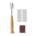 Stainless Steel Bread Lame Scorer Dough Scoring Tool with 10 Razor Blades