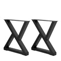 Modern Living Room Furniture White Rock Slab Dining Table with Black Metal Legs