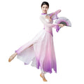 2025 New Gradient Color Elegant Chinese Classical Belly Dancing  Performance Costume Set for Women