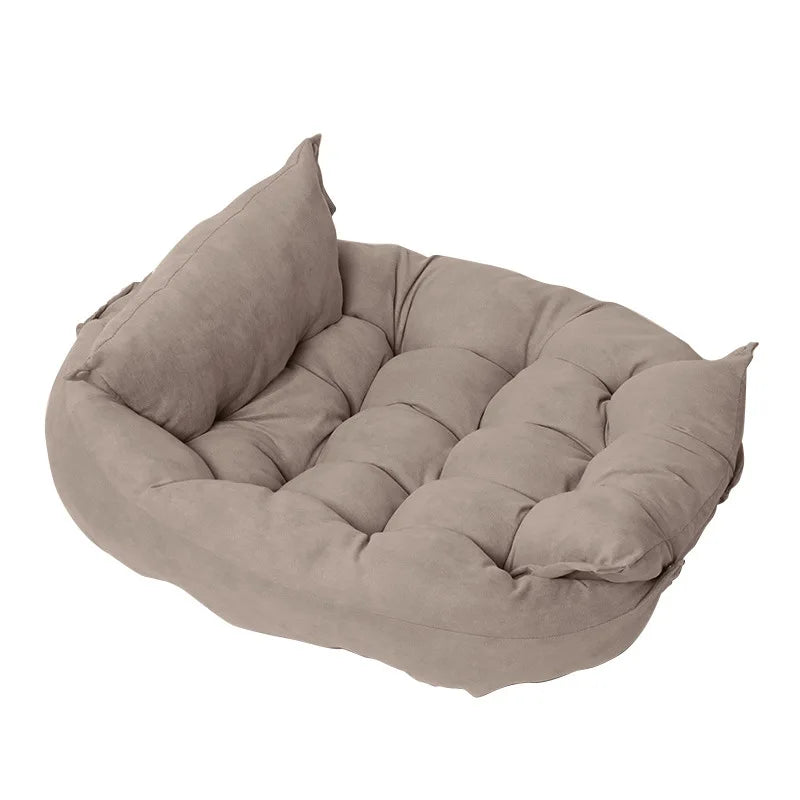 OEM 11Colos Luxury Fashion Dog Kennel Winter Warm Pet Sofa Bed Cave Soft Cushion Dog Sleeping Mat Net Classic Dog Bed House