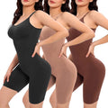 Seamless Breathable Spandex/Nylon Medium Control Jersey Fabric Postpartum Bodysuit Shapewear Support for Buttocks Chest