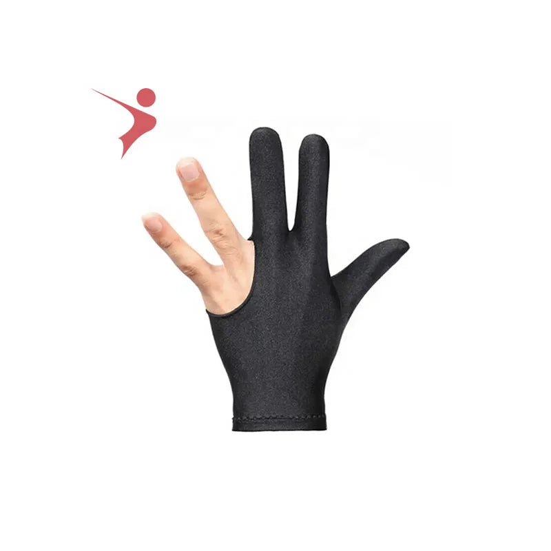 Three-finger Anti-wear Billiard GlovesSpandex Material Sports GlovesLeft-handed and Right-handed Billiard Gloves