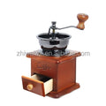 Solid Wood Hand-Cranked Coffee Grinder Coffee Bean Grinder Household Manual Grinder