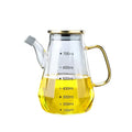 Olive Oil Pot Dispenser Bottles High Borosilicate Glass Storage Bottles & Jars Cover Handmade Customized Package Multifunction