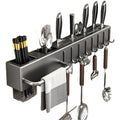 Multi-Functional Thickened Non-Perforated Chopsticks Tube for Home Wall-Mounted Kitchen Storage Rack for Vegetables Knives