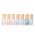 New Arrival Octagonal 3ml Glass pink Perfume Cosmetic Roll on Bottle in Stock