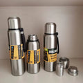 1L Classic Eco-Friendly Vacuum Insulated Wide Mouth Tumbler Stainless Steel Water Bottle with Lid 12-24 Hours Thermal Insulation