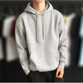 Men's New Autumn Winter Hooded Long Sleeve Sweater Sports Loose Solid Color Terry Fabric XL Anti-Wrinkle Wholesale Classic