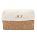 Bag Manufacturer Custom Natural Canvas Cork Accessories Gadget Organizer Bag Eco Friendly Makeup Cosmetic Toiletry Zipper Pouch