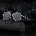 DOISYER Luxury Brand Men's Pilot Sunglasses Double Beam Frame UV400 Design Metal Material Sun Glasses Newest Shades