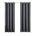 Modern Simple Design Rideau Window Drapes Solid Color Linen Blackout Fabric Curtain for Bedroom