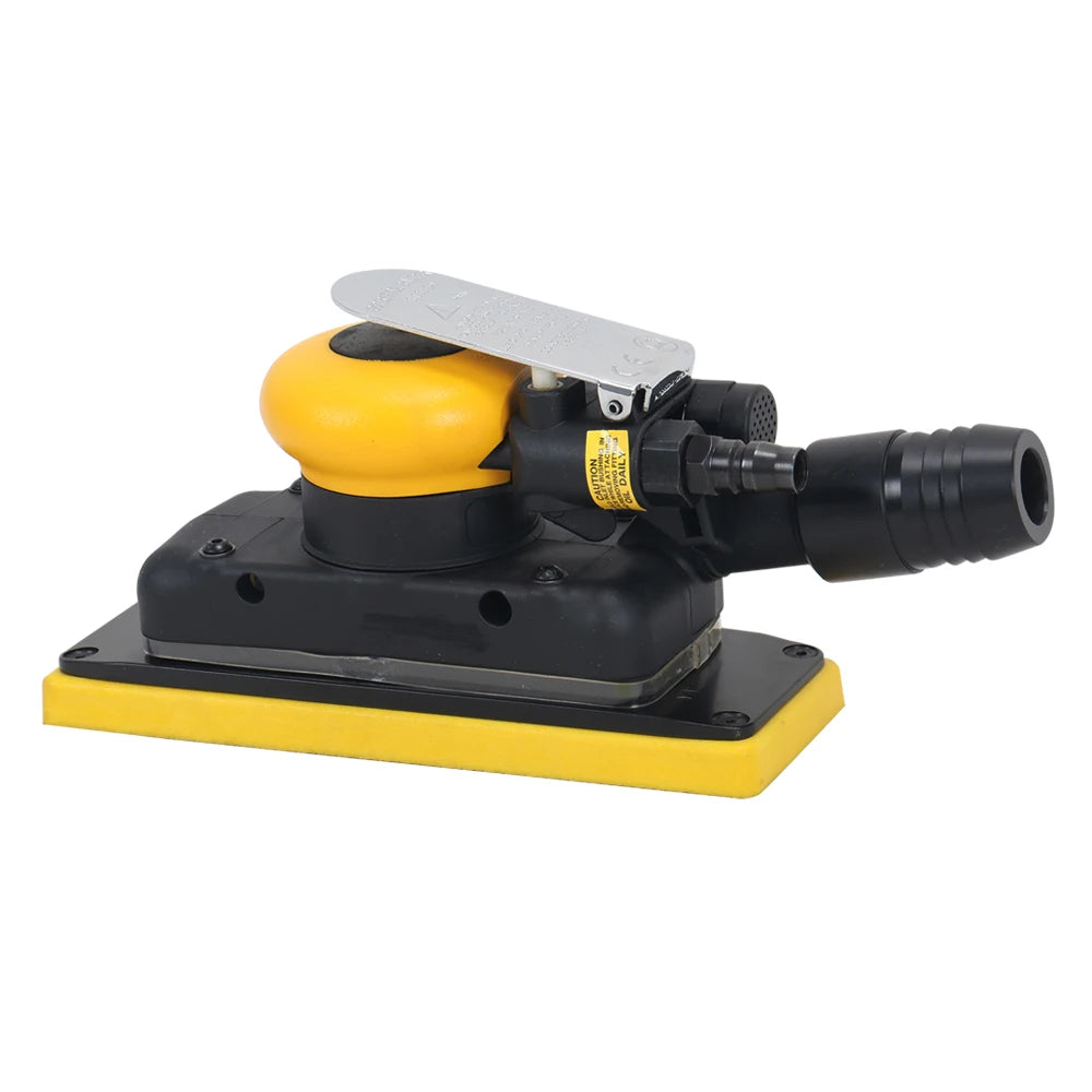 70x198 mm Square Dustless Eccentric Air Pneumatic Random Orbital Sander Drum Sander Machine for Car Wood Sanding Polishing